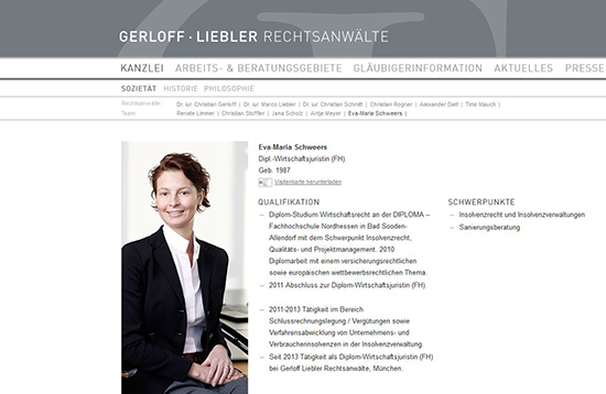 foto website gerloff liebler rechtsanwälte